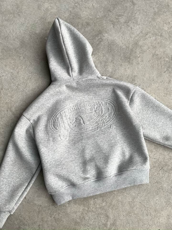 MOROC EMBOSSED HOODIE